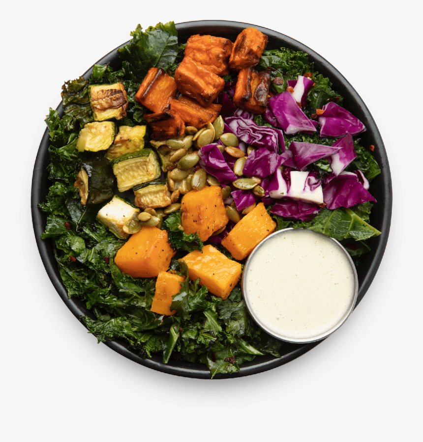 Roasted Veggies With Cucumber Tahini - Fattoush, HD Png Download