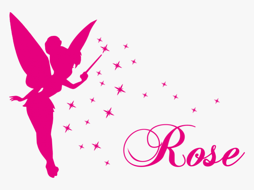 Tinker Bell Peter Pan Silhouette Drawing - Silhouette Of Tinkerbell, HD Png Download