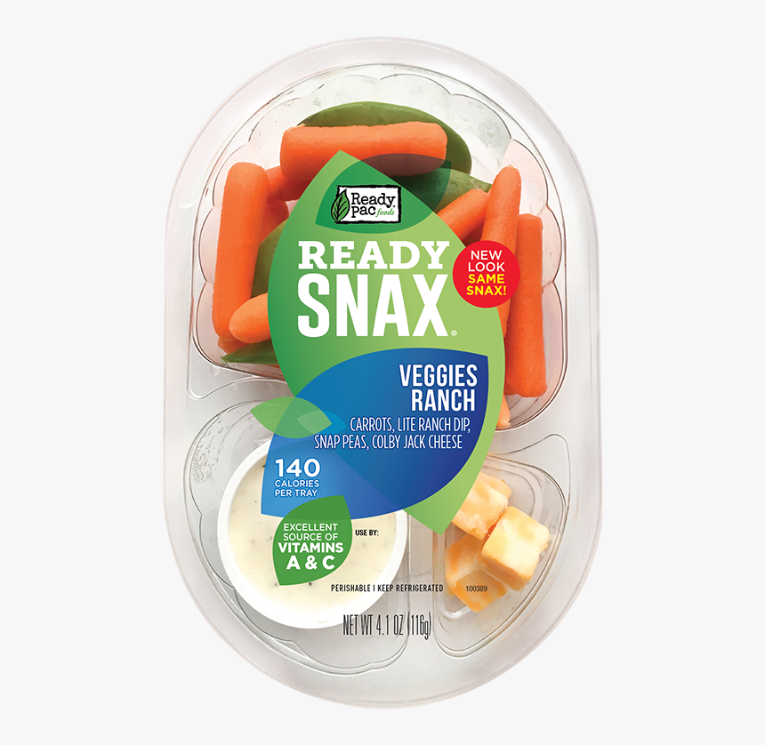 Ready Snax® Veggies And Cheese With Ranch Dip - Apples With Caramel Dip, HD Png Download