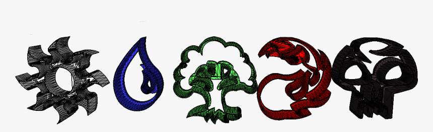 The Gathering Clipart - Magic The Gathering Cookie Cutters, HD Png Download