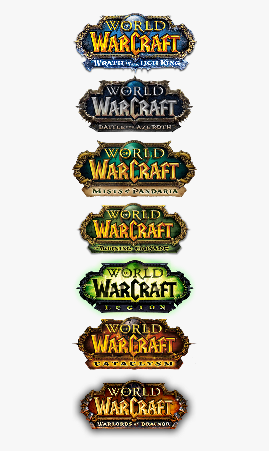 World Of Warcraft Expansion Logos, HD Png Download