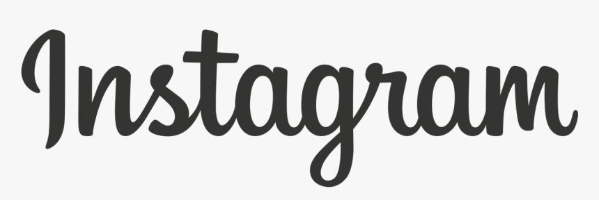 Instagram Font Logo Png, Transparent Png