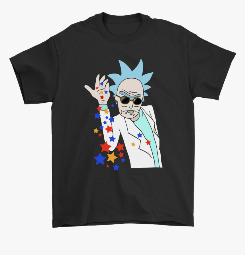 Rick Sanchez Star Bae Salt Bae Rick And Morty Shirts - Dragon Ball Black Shirt, HD Png Download