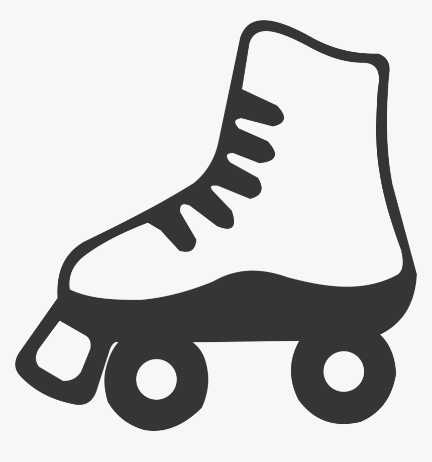 Purple Clipart Roller Skate - Transparent Background Roller Skate Clip Art, HD Png Download