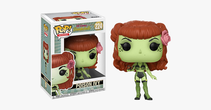 Fp Dc Bombshells W2-poison Ivy - Bombshell Poison Ivy Pop, HD Png Download