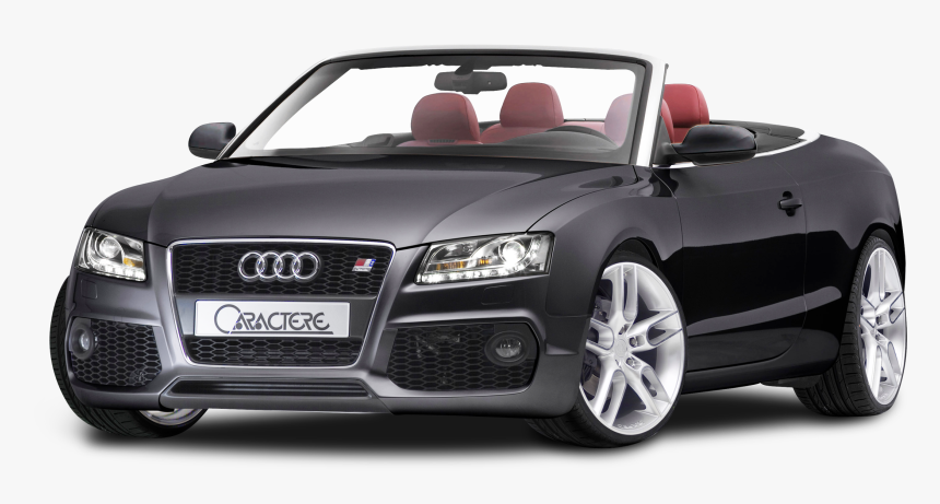 Audi A5 Black Convertible, HD Png Download