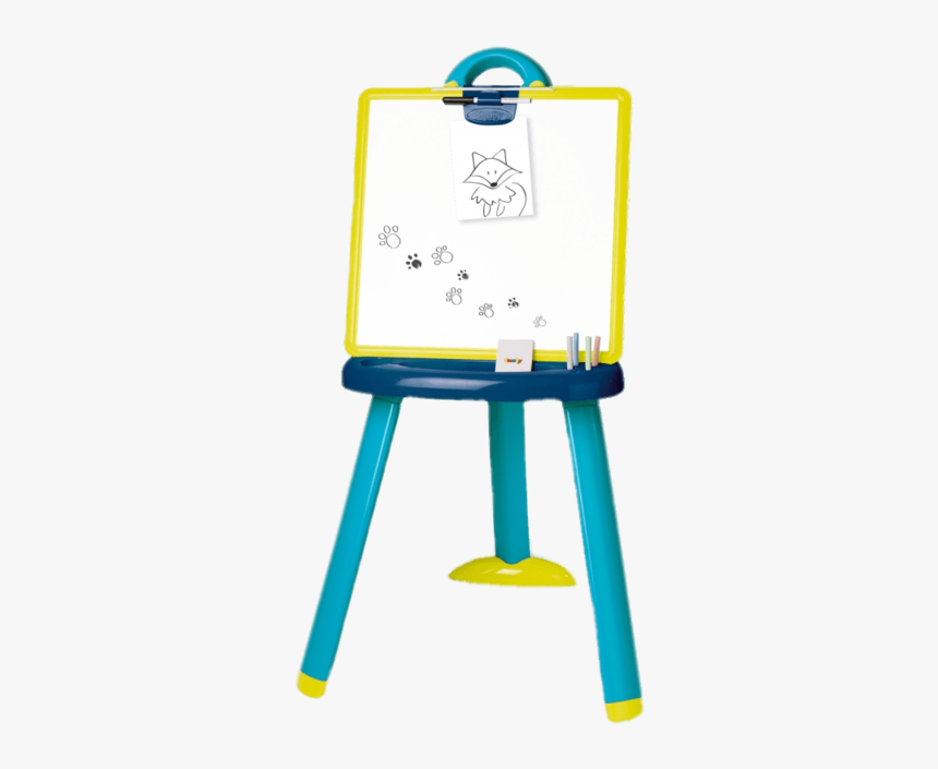 Smoby Plastic Easel - Tableau Plastique Bleu Smoby, HD Png Download