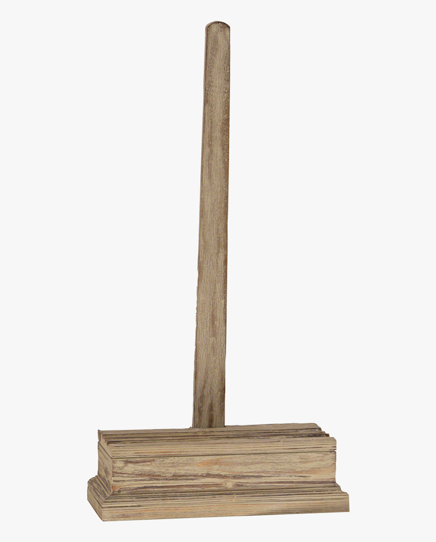 Distressed Wood Easel - Broom, HD Png Download