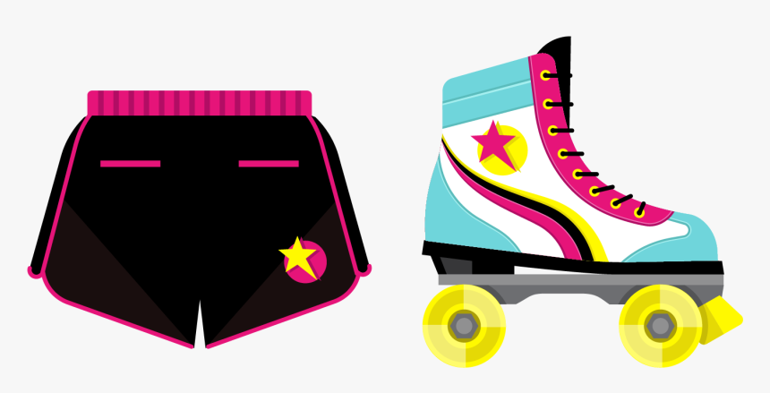 Ice Skate Roller Skates Roller Skating Ice Skating - Transparent Background Roller Skate Clipart, HD Png Download