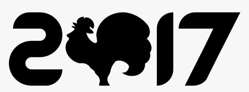 Twenty Seventeen, Rooster, 2017, Animal, Art, Asian - Rooster, HD Png Download