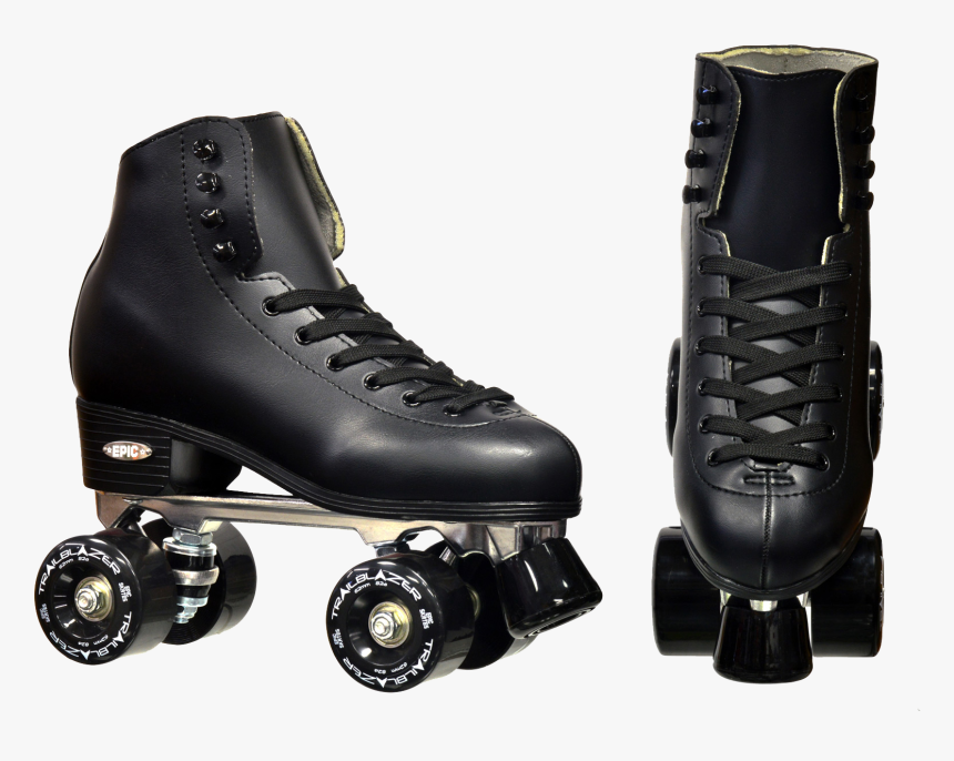 Epic Quad Classic Black Roller Skates 
 Data Zoom //cdn - Mens Black Roller Skates, HD Png Download