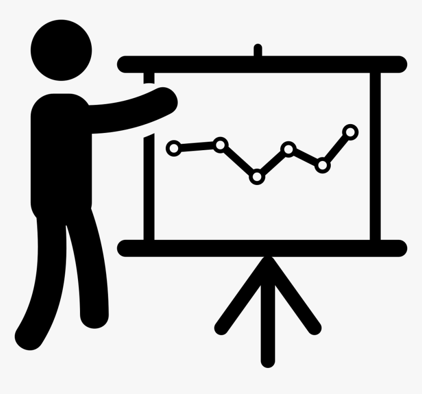 Transparent Person Presenting Png - Presentacion Y Analisis De Datos, Png Download