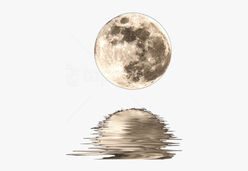 Moon - Full Moon And Star Transparent, HD Png Download