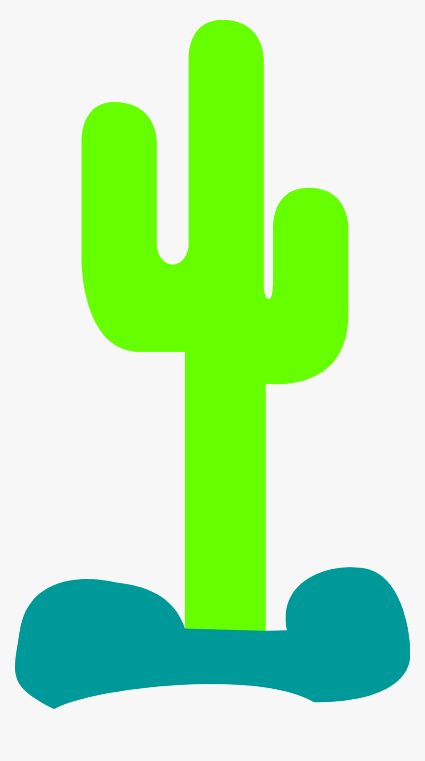 Silhouette Clip Art At - Clipart Silhouette Cactus, HD Png Download