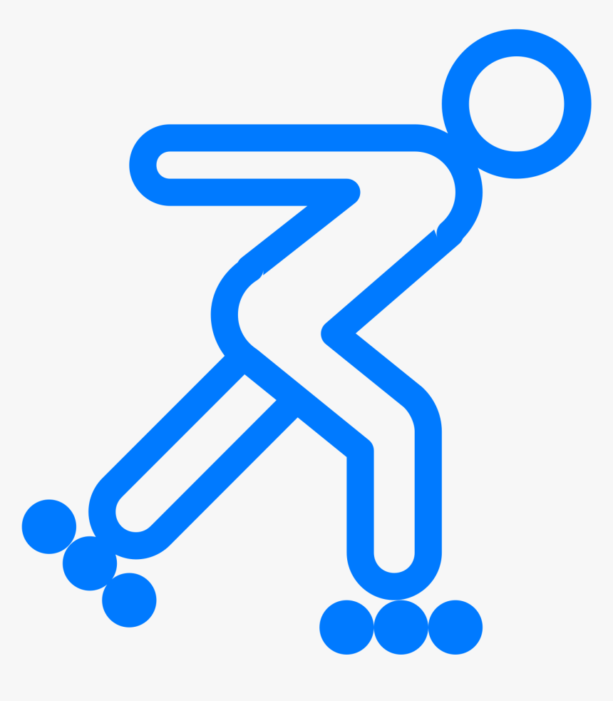 Roller Skating Icon Clipart , Png Download - Roller Skating Skating Png, Transparent Png