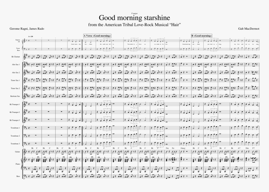 Fly Me To The Moon Big Band Sheet Music, HD Png Download