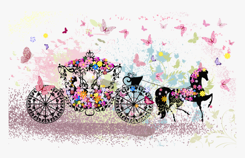 Transparent Fairy Vector Png - Vector Wedding Cart, Png Download