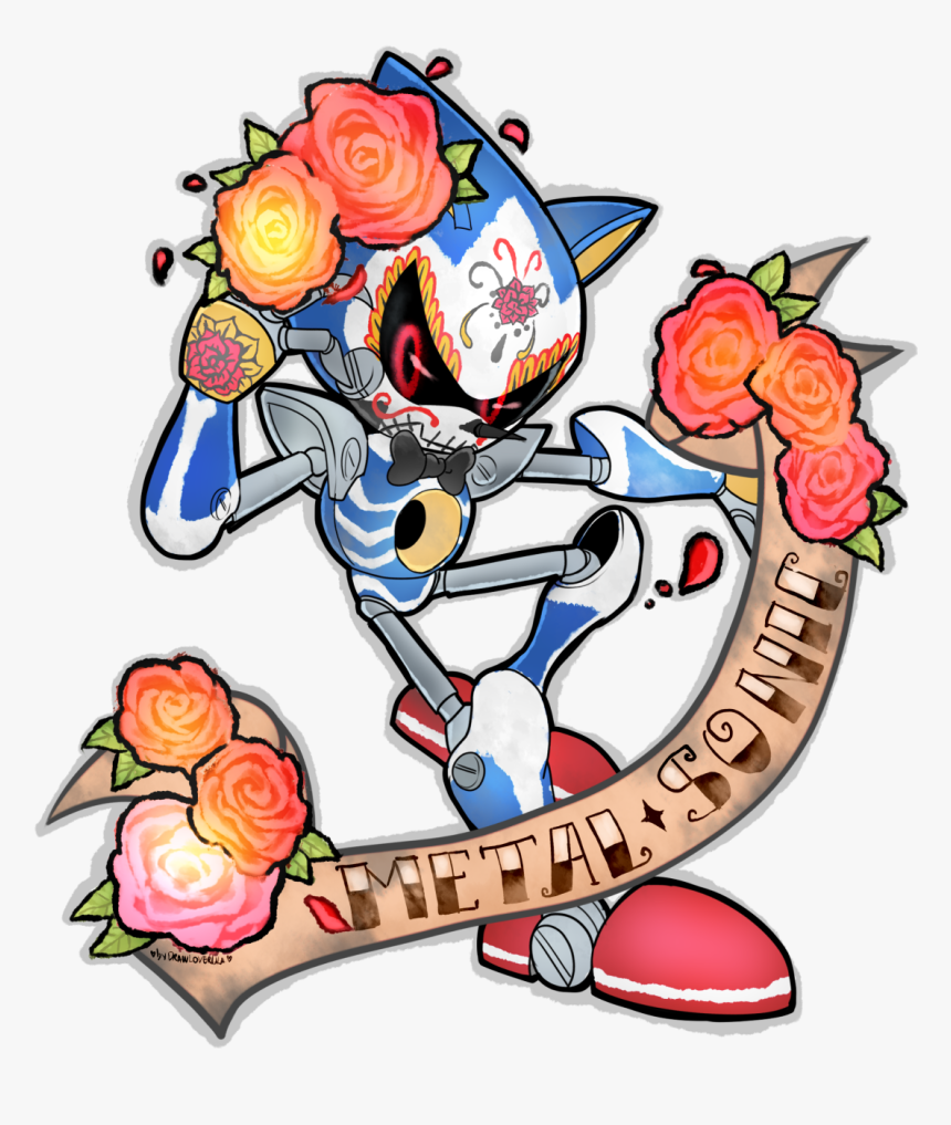 Tumblr Nul5b77mpj1uwb389o1 1280 Tumblr Nul5b77mpj1uwb389o2 - Sonic Dia De Muertos, HD Png Download