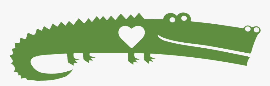 Florida Gators Clipart , Png Download - Alligator With Heart Clip Art, Transparent Png