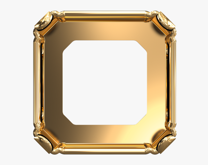 Swarovski 4480s Setting For Imperial Fancy Stone Gold - Picture Frame, HD Png Download