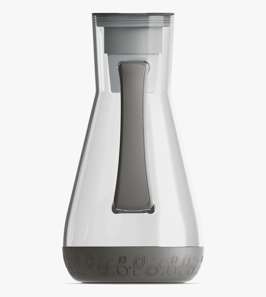 64 Oz Water Pitcher Grey With Filter 
 Class - Decanter, HD Png Download