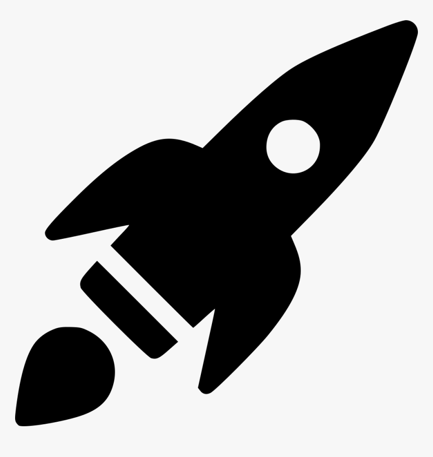 Icon Rocket Png, Transparent Png