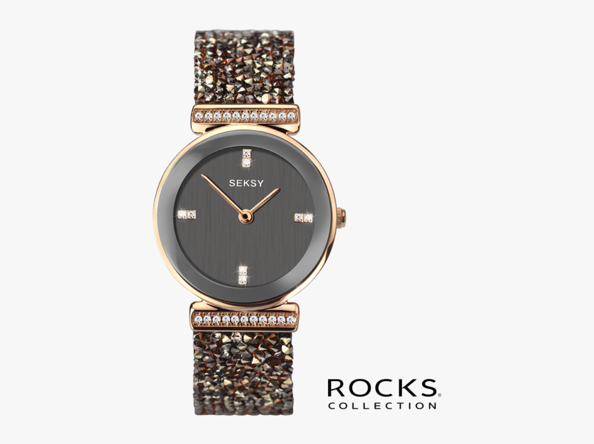 Ladies Crystal Watch, HD Png Download