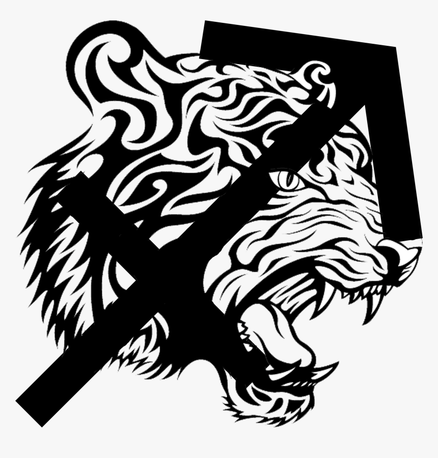Sagittarius Drawing Cool - Tiger Tattoos, HD Png Download