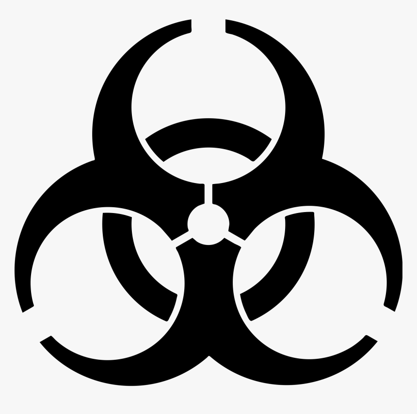 Biohazard Transparent Svg - Biohazard Symbol, HD Png Download