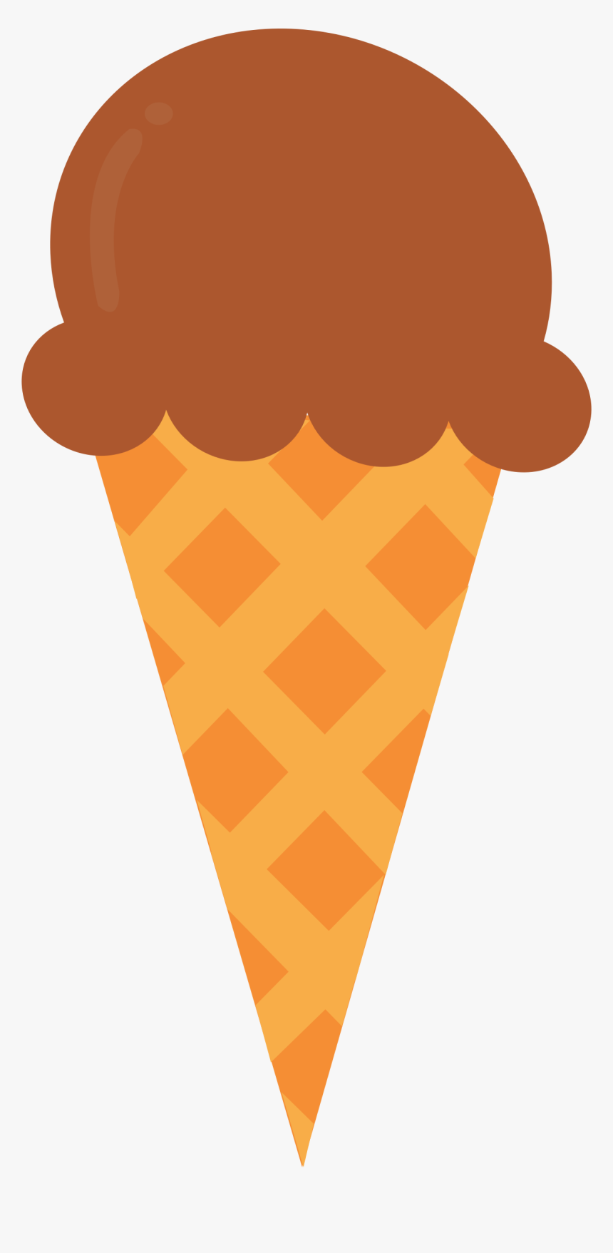 Ice Cream Cone Big - Clip Art Ice Cream Cone, HD Png Download