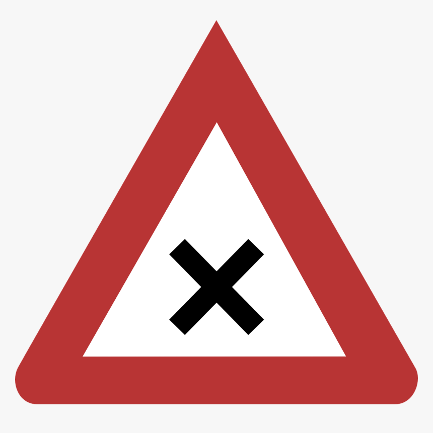 Junction Danger Warning Png Image - Achtung Icon, Transparent Png