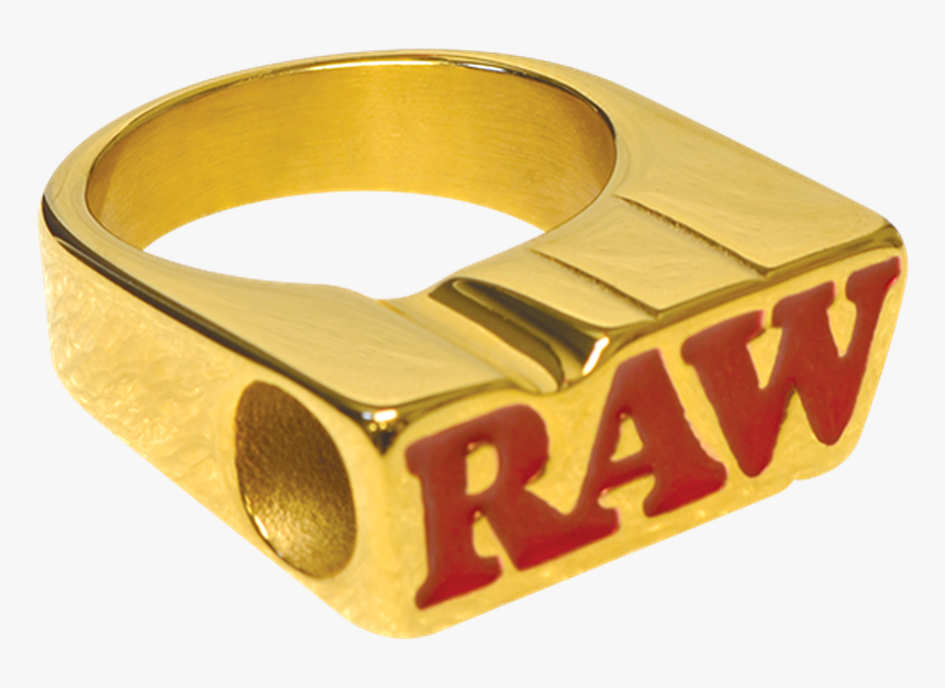 Smoke Ring - Raw Gold Smoker Ring, HD Png Download