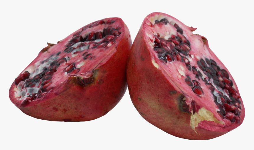 Pomegranate, Garnet, Cut Fruit, Southern Fruits - Half Eaten Pomegranate Transparent, HD Png Download