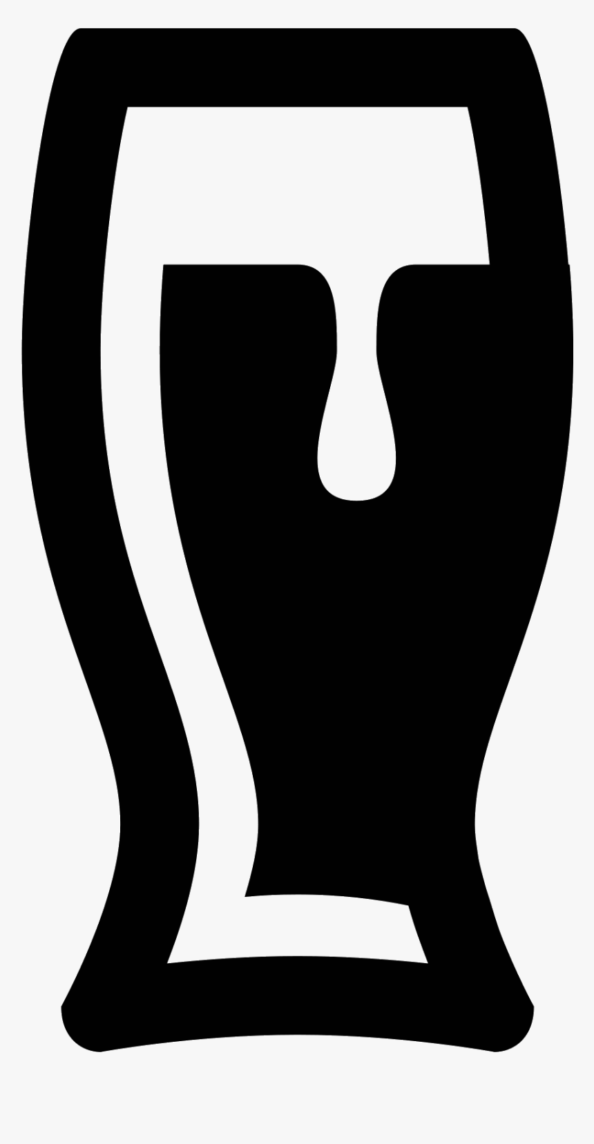 Transparent Oculos Thug Life Png - Beer Glass Black And White, Png Download
