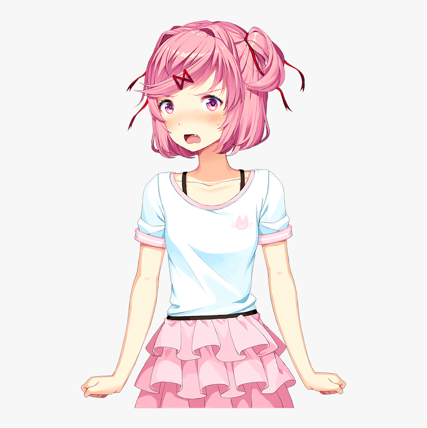 Doki Doki Literature Club Natsuki, HD Png Download