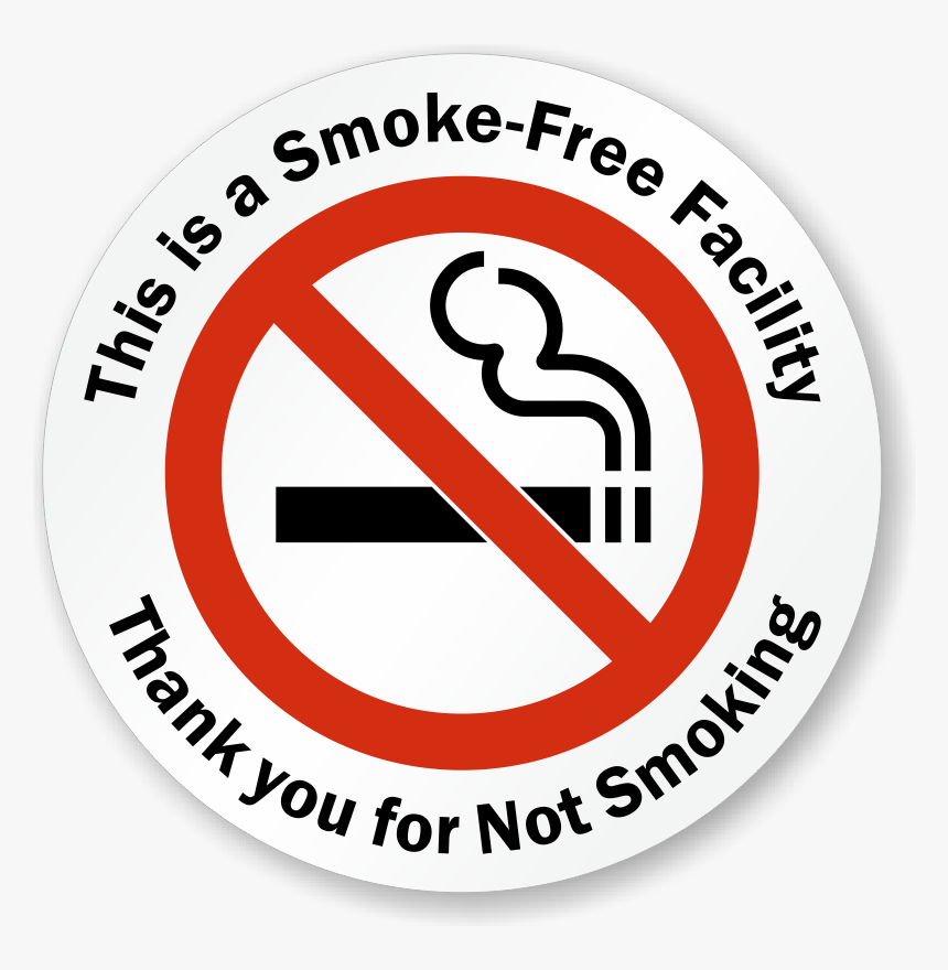 Thank You For No Smoking Sign, HD Png Download