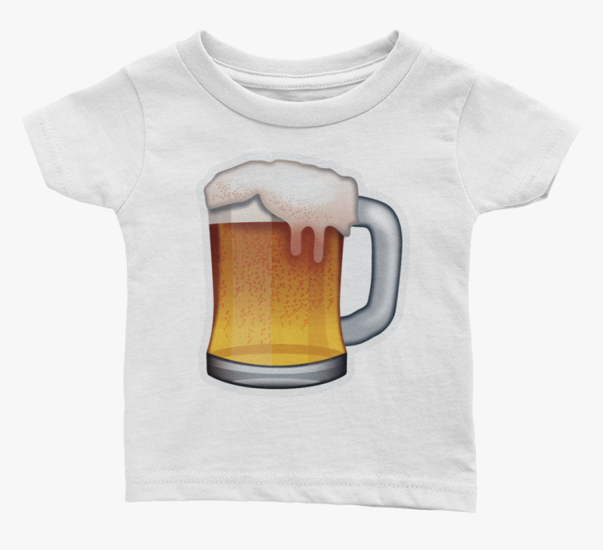 Emoji Baby T-shirt - Beer Mug Clipart Transparent Background, HD Png Download