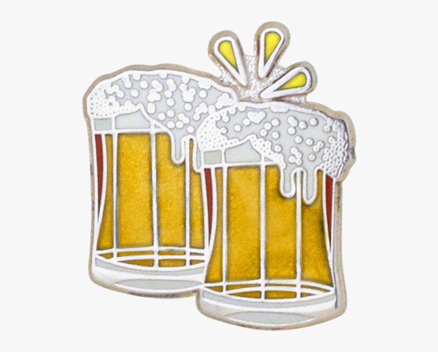 Beers Emoji Pin - Illustration, HD Png Download
