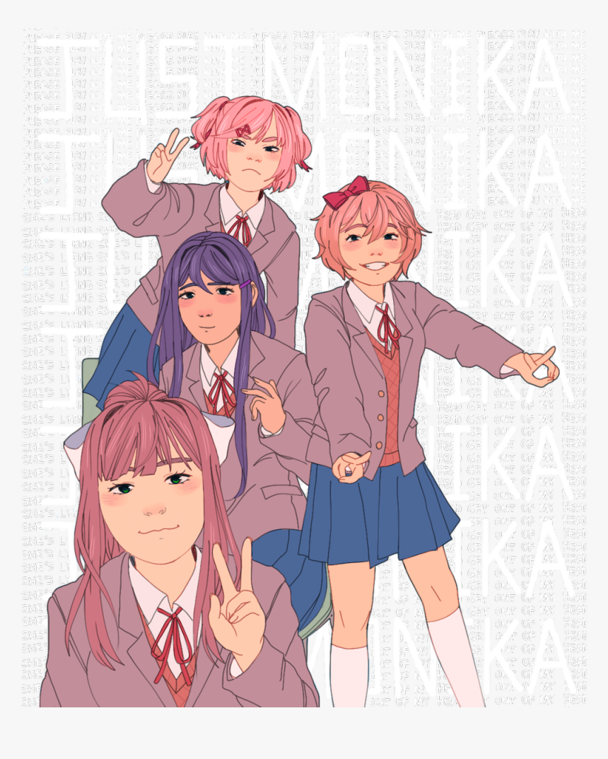 Doki Doki Literature Club, HD Png Download
