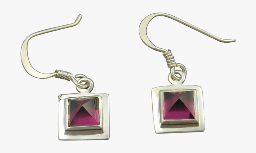 Stud Earrings With Garnet - Earrings, HD Png Download