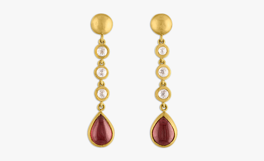 Trio Diamond And Garnet Dusters - Brinco De Ouro Grande, HD Png Download