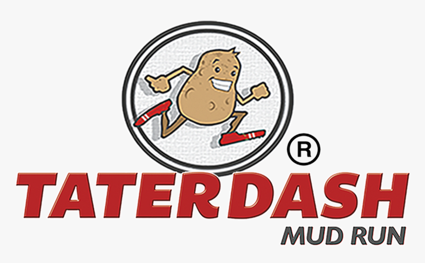 6th Annual Tater Dash Mud Run July 20th, - Cartoon, HD Png Download
