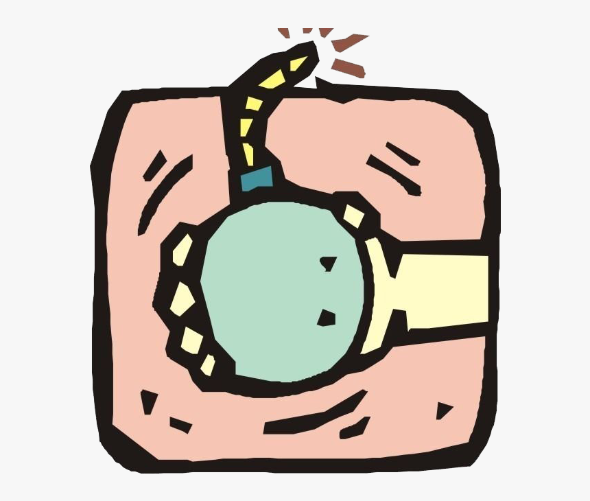 Comics Holding The Bombs - Bomb, HD Png Download