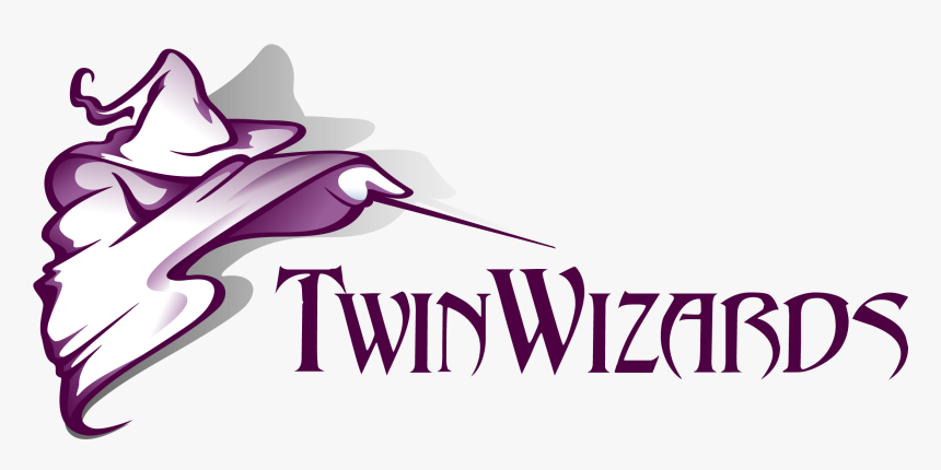 1024 Twin Wizards Logo Large - Abaddon Font, HD Png Download