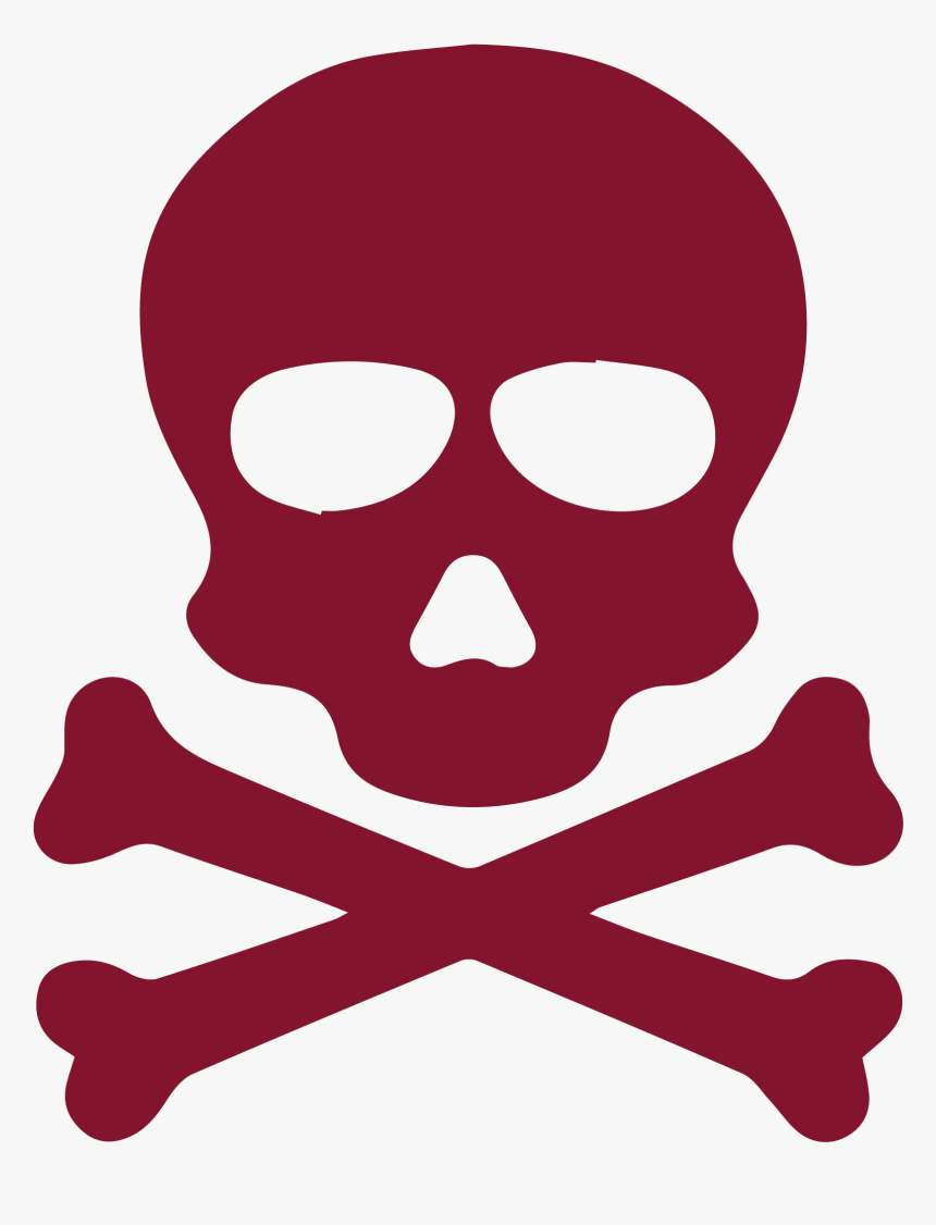 Skull With Bones Crossed, HD Png Download