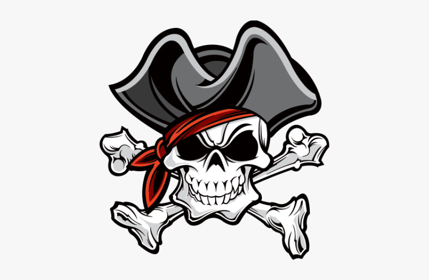 Pirate Skull And Crossbones, HD Png Download