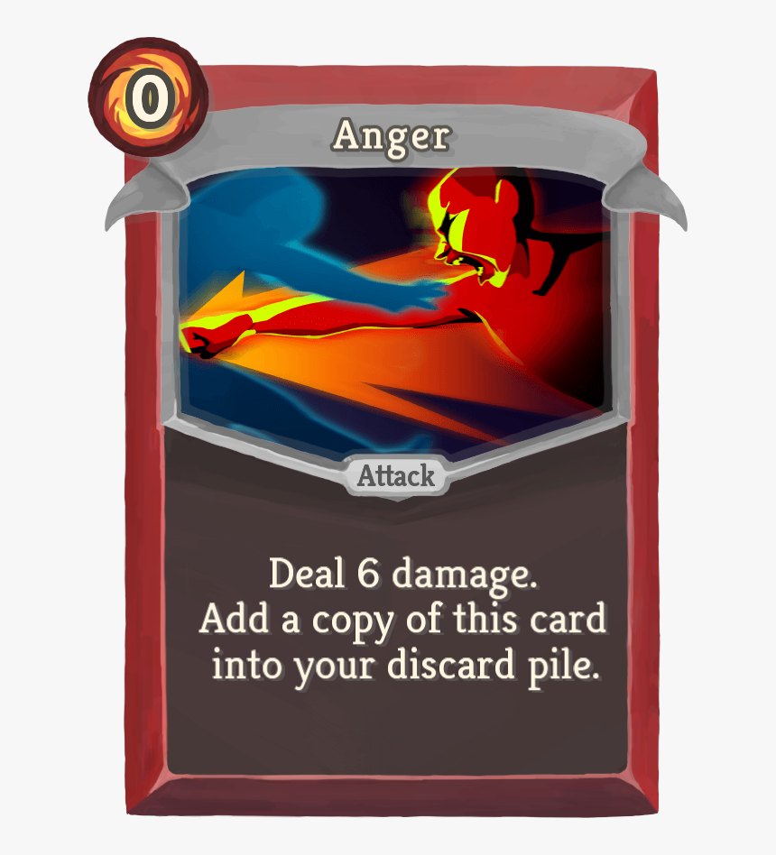 Slay The Spire Wiki - Anger Slay The Spire, HD Png Download