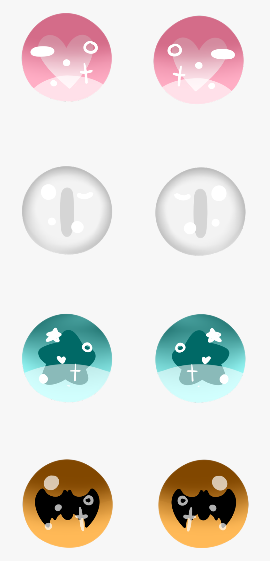 Custom Furby Eye Chips, HD Png Download