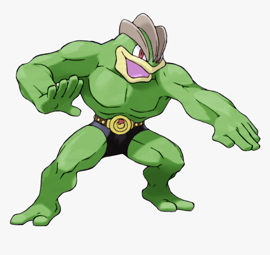 Pokemon Shiny Machamp Images - Four Armed Pokemon, HD Png Download