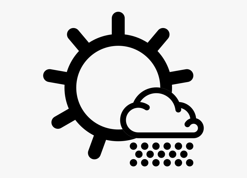 Simple Weather Icons2 Scattered Snow - Weather Icons Png, Transparent Png